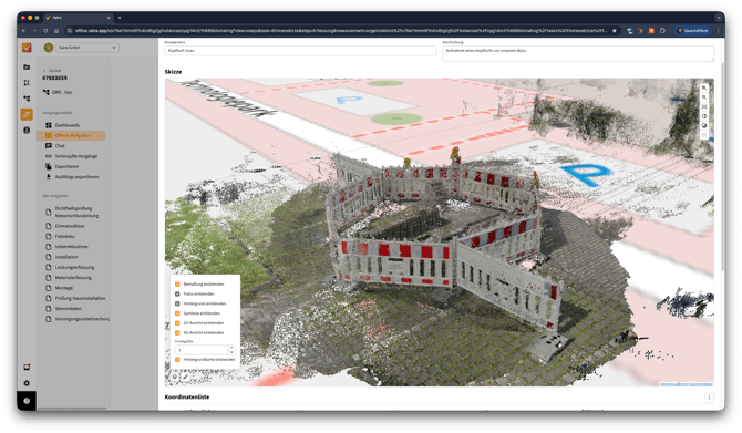 2025-10-29 Punktwolken im Vaira Office ansehen