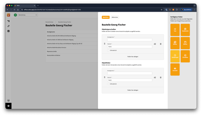 2026-01-08 Vaira Office Verzeichnis einrichten