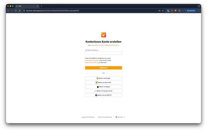 2026-01-12 Vaira App Account erstellen 8