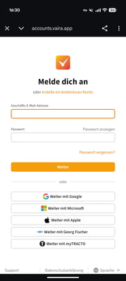 2026-01-12 Vaira App Login 2