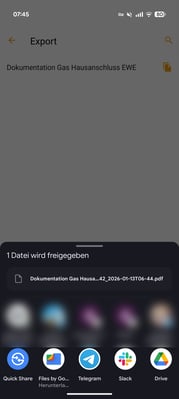 2026-01-13 Vaira App Vorgänge exportieren 3