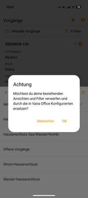 2026-01-20 Vaira App Ansichten einstellen 2
