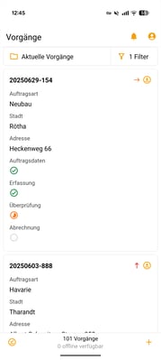 2026-01-20 Vaira App Vorgangsliste 1