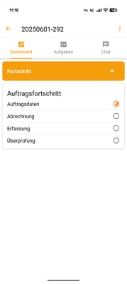 2026-01-21 Vaira App Dashboard wechseln 1