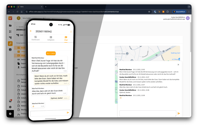 2026-01-22 Vaira Office und App Chat