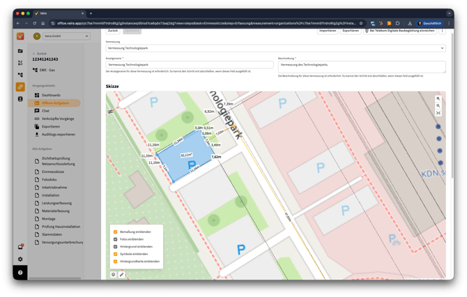 2026-01-27 Vaira Office Hintergrundkarte zu Vermessung hinzufügen 3