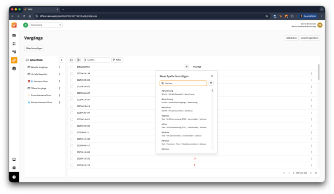 2026-02-04 Vaira Office Ansicht im Vaira Office erstellen 1