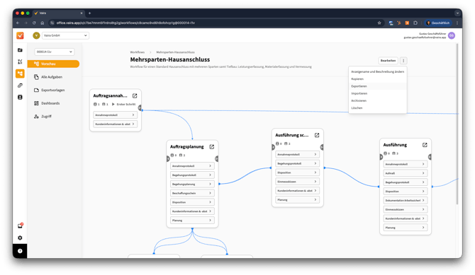 2026-02-04 Vaira Office Workflows exportieren und importieren 1