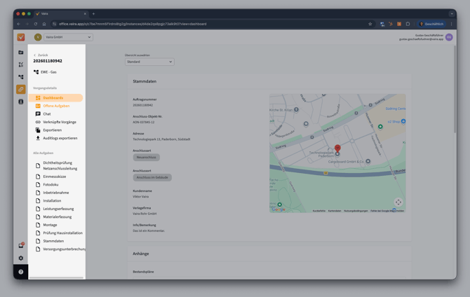 2026-02-05 Vaira Office Aufbau von Vorgängen 2