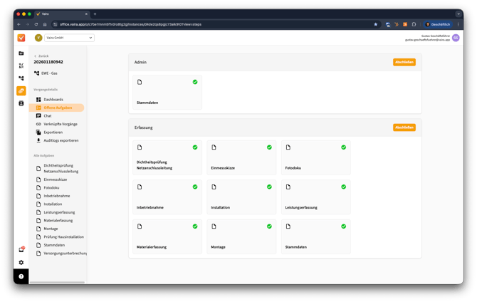 2026-02-05 Vaira Office Aufbau von Vorgängen 3