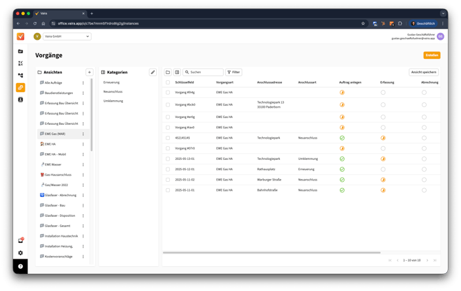 2026-02-05 Vaira Office Filter in der Vorgangsliste erstellen 1