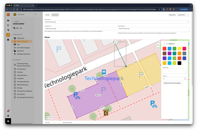 2026-02-18 Vaira Office Farben von Features im Editor ändern 3