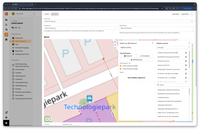 2026-02-18 Vaira Office Objekte zu Messpunkten hinzufügen 3