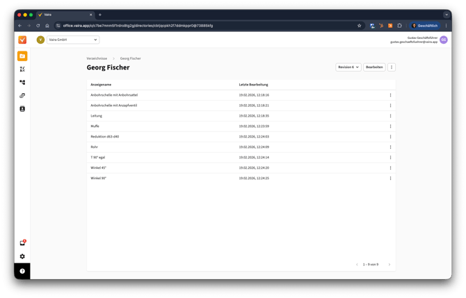 2026-02-19 Vaira Office Aufbau von Verzeichnissen 1