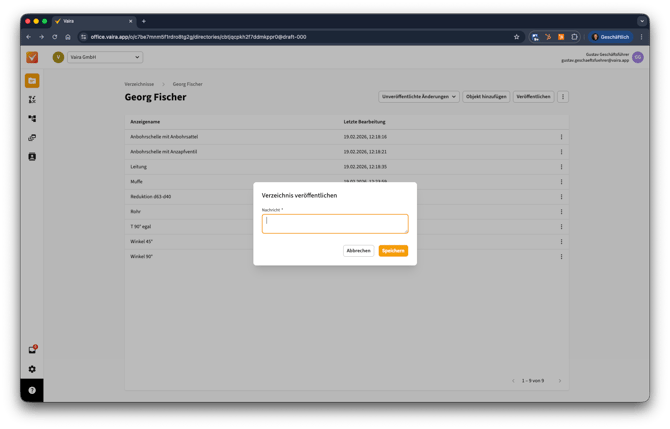 2026-02-19 Vaira Office Aufbau von Verzeichnissen 10