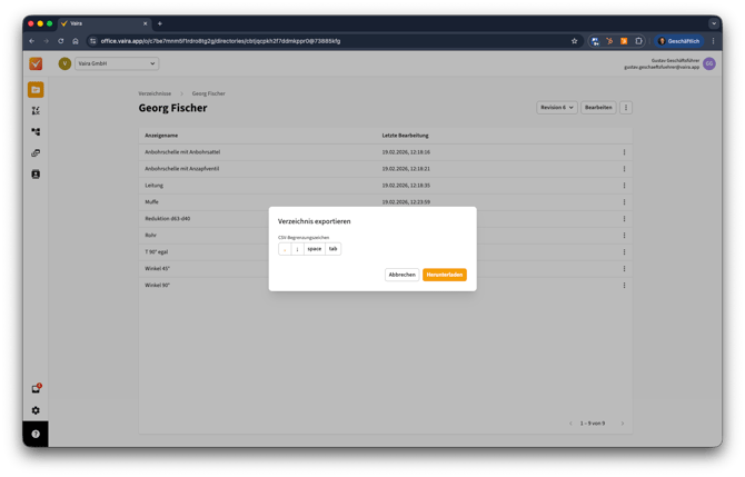 2026-02-19 Vaira Office Aufbau von Verzeichnissen 6
