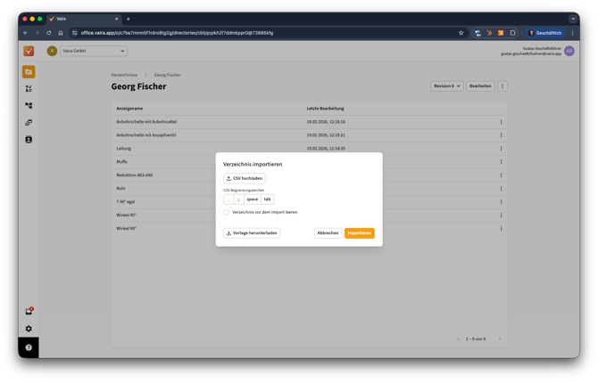 2026-02-19 Vaira Office Aufbau von Verzeichnissen 7