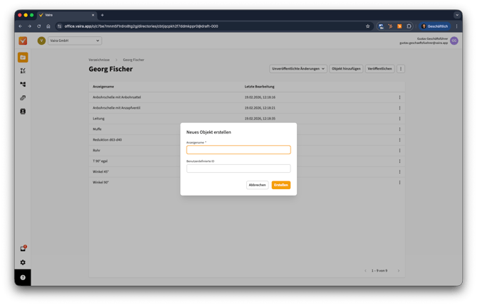 2026-02-19 Vaira Office Aufbau von Verzeichnissen 9