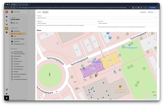 2026-02-23 Vaira Office Digitale Skizze exportieren und Exportvorschau nutzen 1