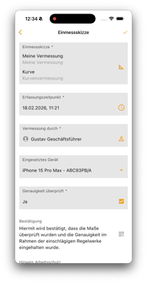 2026-05-05 Vaira App Fläche in AR vermessen 1