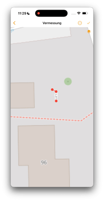 2026-05-05 Vaira App Namen einer GNSS-Vermessung ändern 1