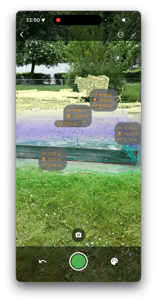 2026-05-06 Vaira App Vermessungsansicht in AR 1