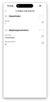 2026-05-07 Vaira App Materialliste während der Vermessung bestücken 4