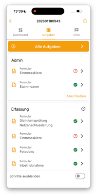 2026-05-07 Vaira App Schnellvermessung in Textfeldern 1