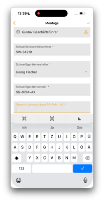 2026-05-07 Vaira App Schnellvermessung in Textfeldern 3