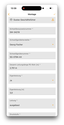 2026-05-07 Vaira App Schnellvermessung in Textfeldern 5