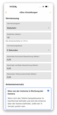 2026-05-07 Vaira App viDoc-Einstellungen 1