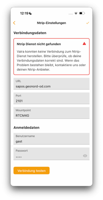 2026-05-08 Vaira App Ntrip Korrekturdaten in der Vaira App einrichten 8