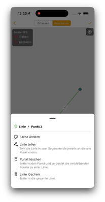 2026-06-29 Vaira App Weiterarbeiten an GNSS-Vermessungen Linie fortsetzen 3